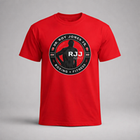 Red signature tee