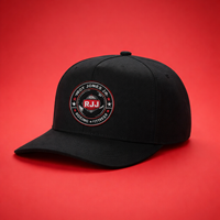 Black RJJ crest cap